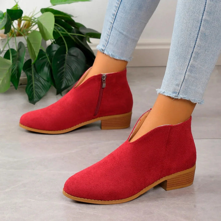Stylish Suede Ankle Boots for Women