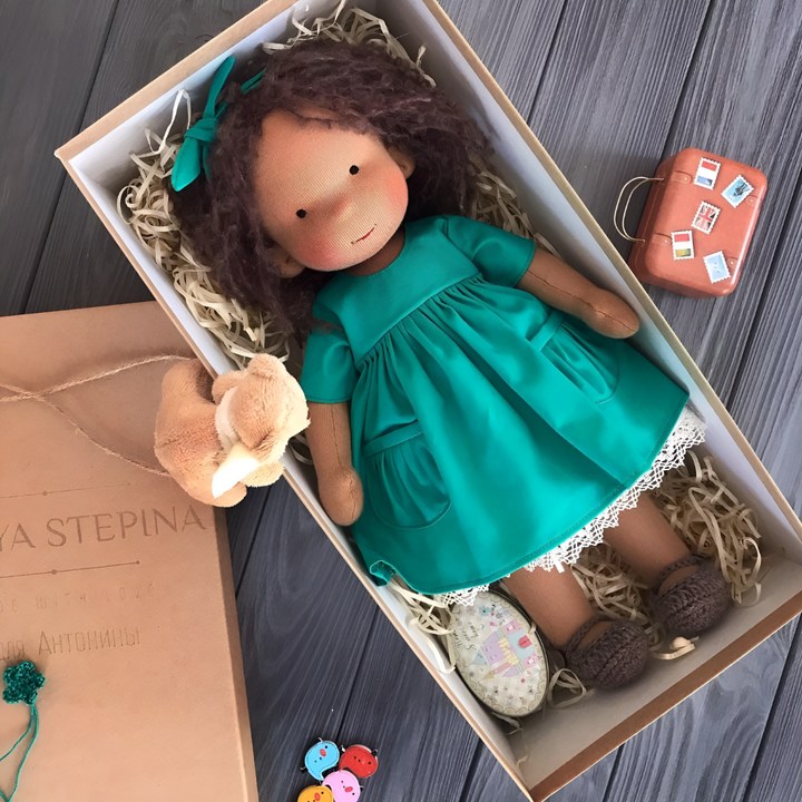 Handmade Waldorf Cuddly Doll