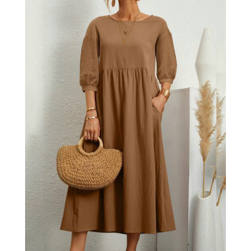 Isabelle – Women's Elegant Smocked Summer Dress | Midi