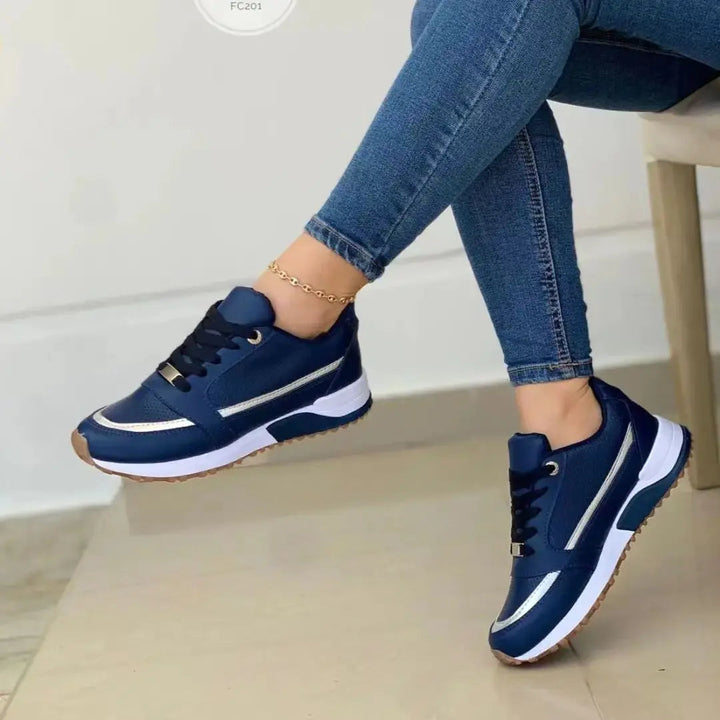 Womens mesh patchwork sneakers