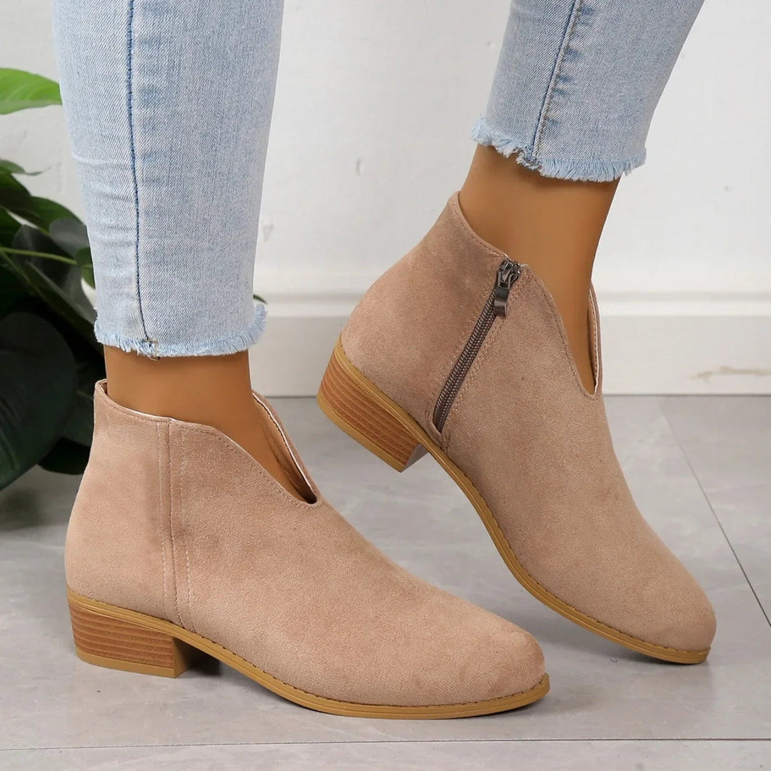 Stylish Suede Ankle Boots for Women