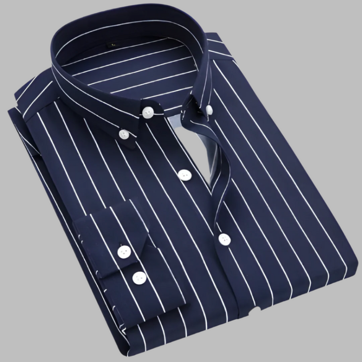 Men’s Plaid Oxford Cotton Shirt