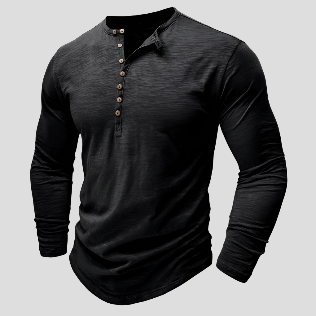 Loose Men's Cotton Shirt – Casual Everyday Style