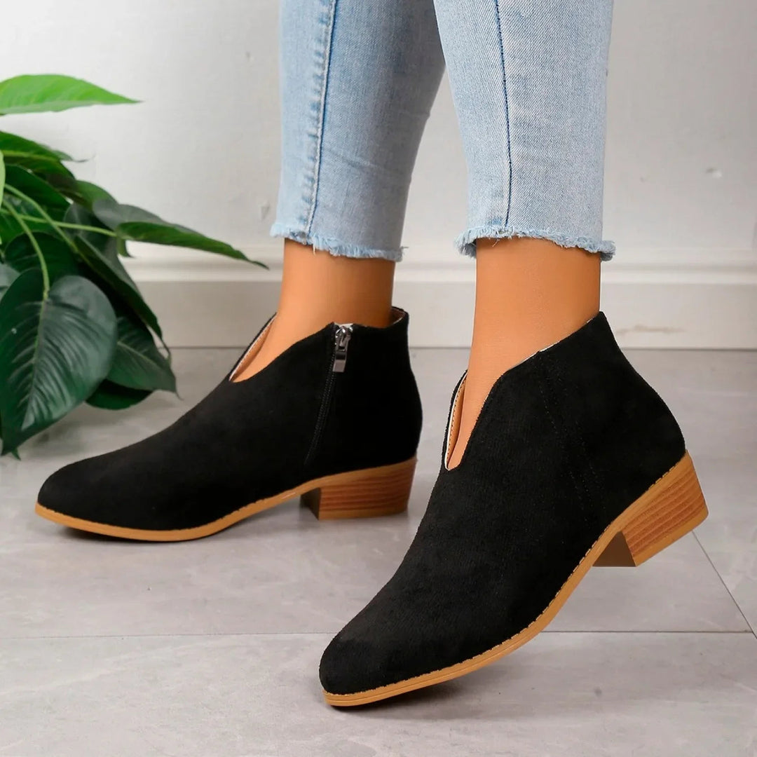 Stylish Suede Ankle Boots for Women