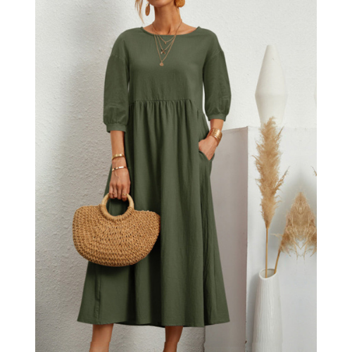 Isabelle – Women's Elegant Smocked Summer Dress | Midi