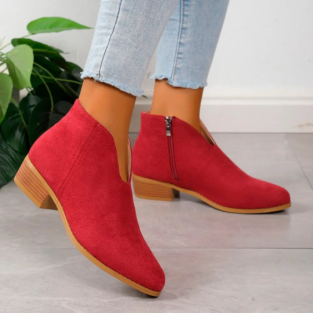 Stylish Suede Ankle Boots for Women