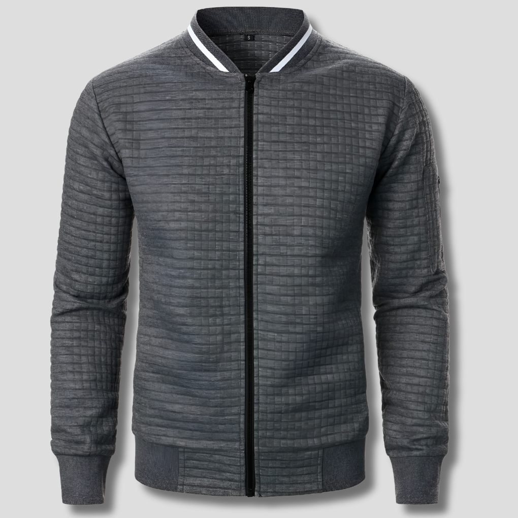 Modern Men’s Zip-Up Sweater