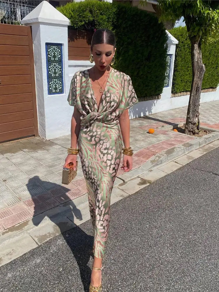 Women's Elegant Wrap Dress Timeless & Flattering