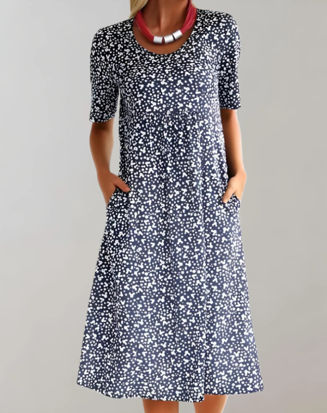 Women’s Lightweight V Neck comfortable Dress