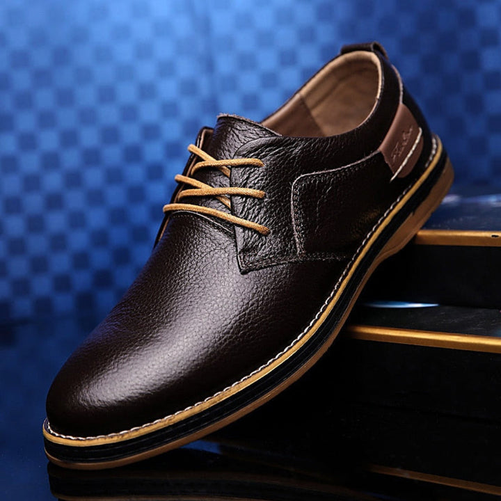 High-Quality Men’s Leather Oxford Shoes | Classic and Stylish