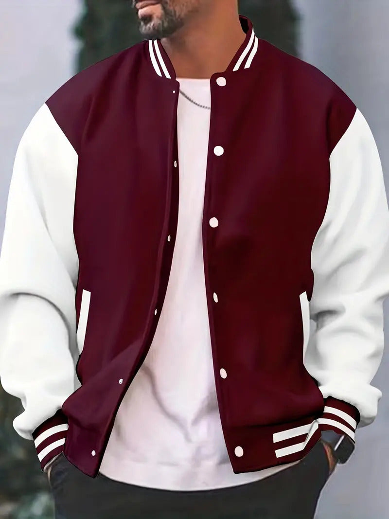 Men's comfortable Baseball Jacket for Autumn