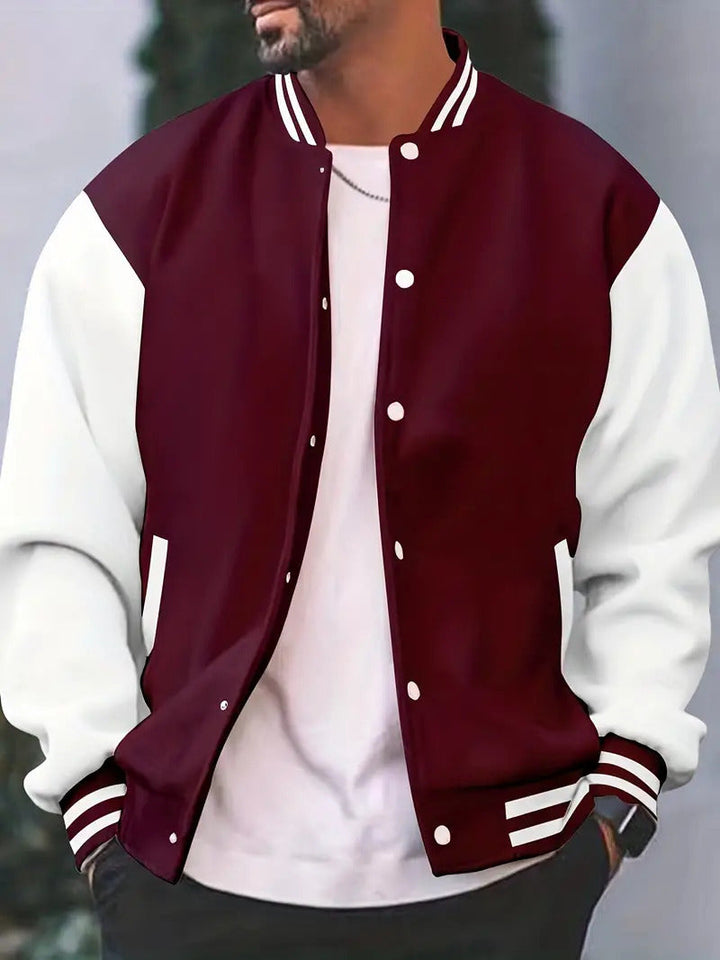 Men's comfortable Baseball Jacket for Autumn