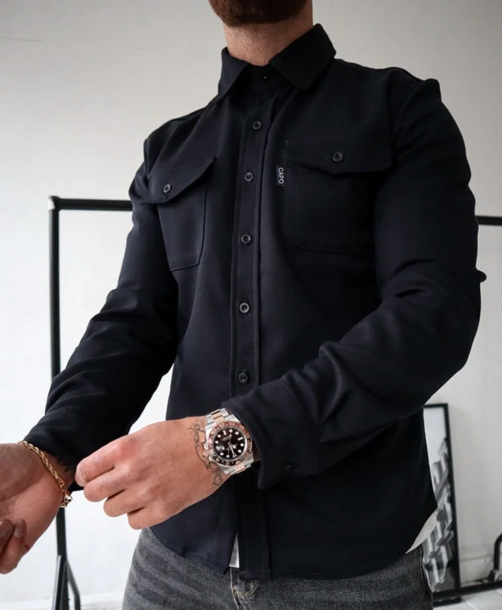 Jeff – Longsleeve Shirt with Pockets for men