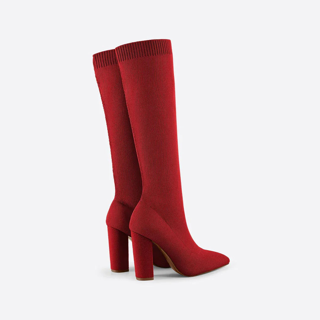 Women's Knee-High Stretch Boots