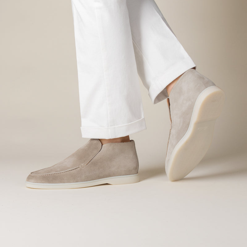 Elegant Calf Suede Men's Loafer Understated Sophistication for Every Occasion