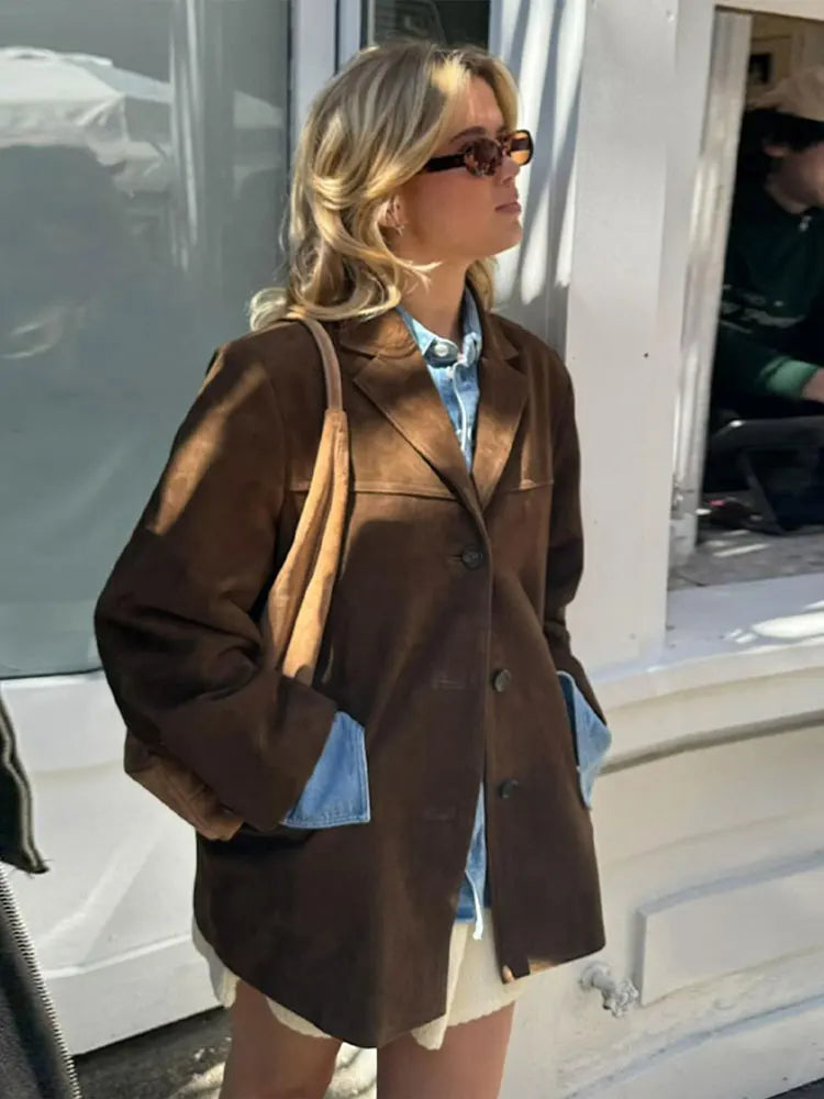 Women's Classic Suede Jacket