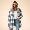 Women’s Checkered Cozy Jacket for Everyday Wear