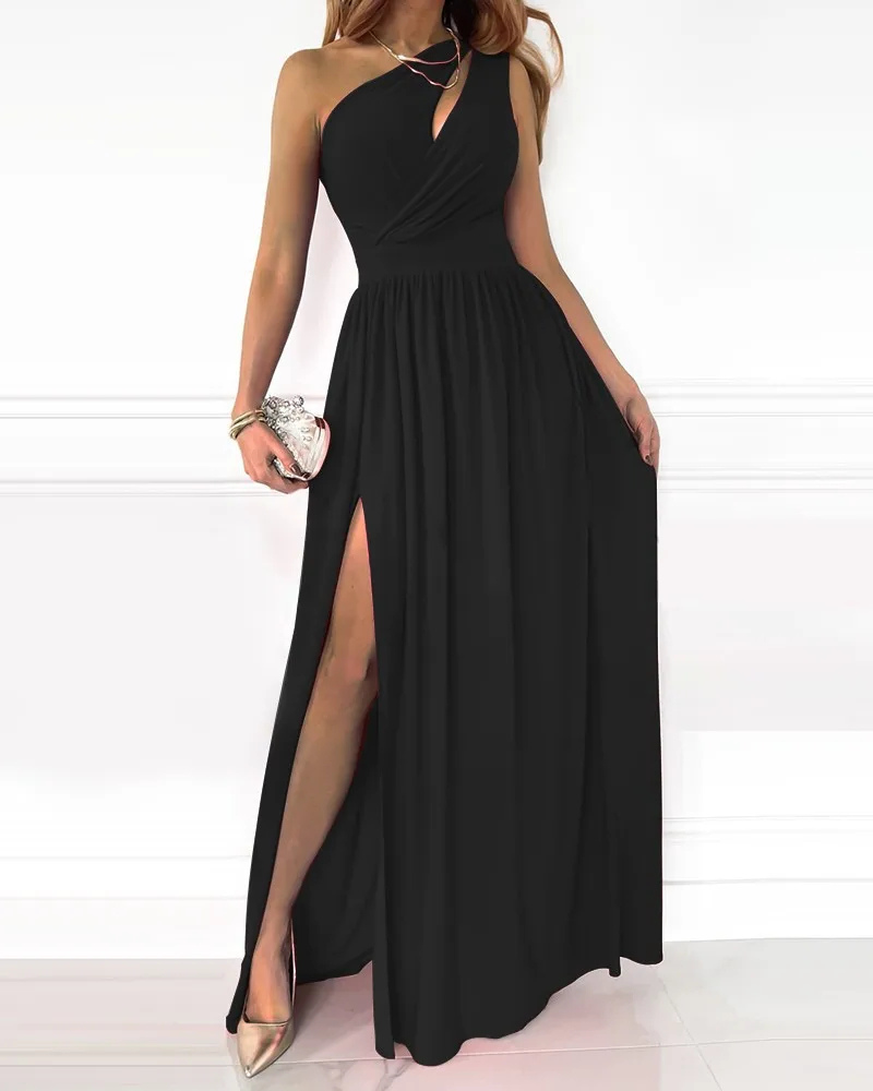 Hollow-Out Maxi Dress for Women