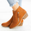 Chic Women's Ankle Boots with Zipper