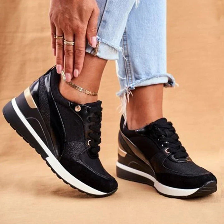Lightweight Knit Sneakers with Arch Support and Memory Foam