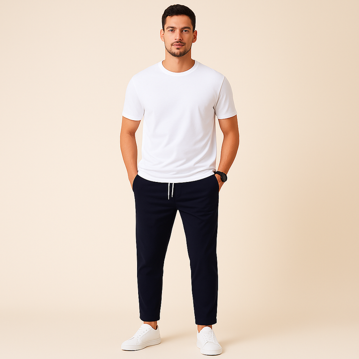 Men’s Slim Fit Drawstring Pants