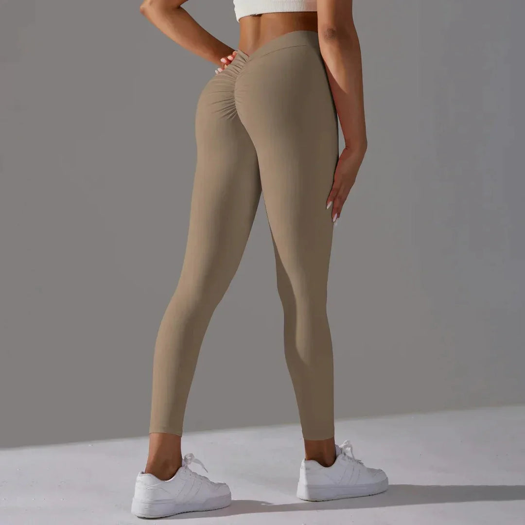 Scrunch Compression Yoga Gym Fitness Leggings – Sculpted Support for Every Move