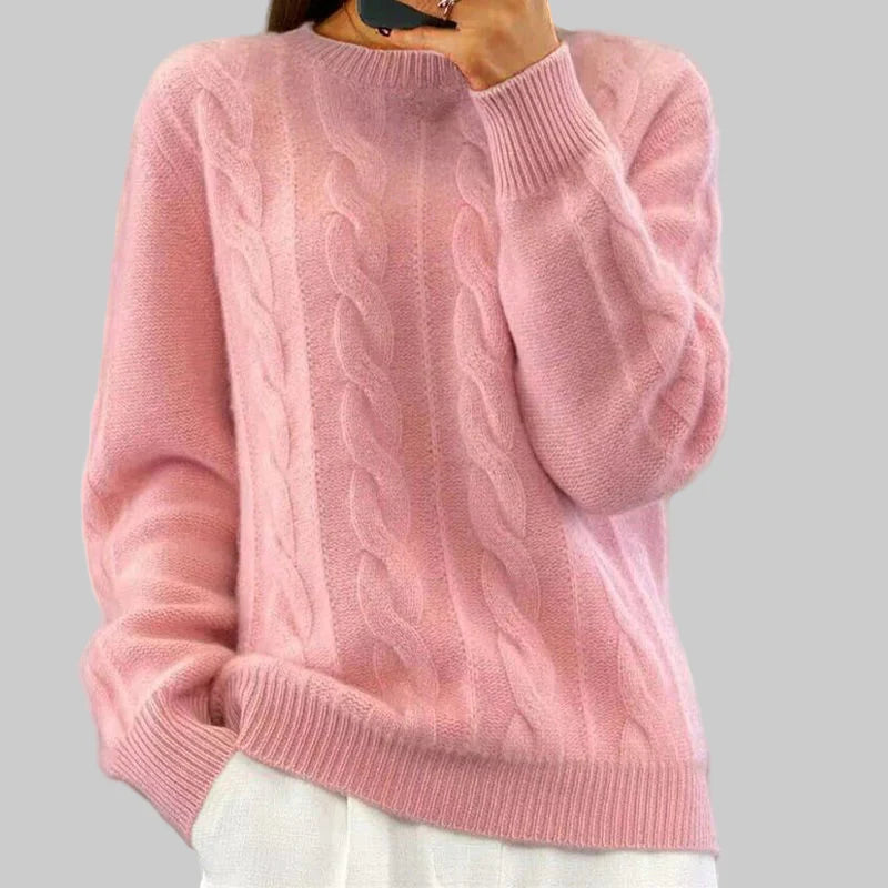 Women’s Warm Knit Sweater – Cozy Layering Piece
